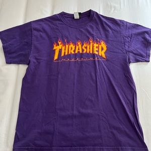 Purple thrasher tee